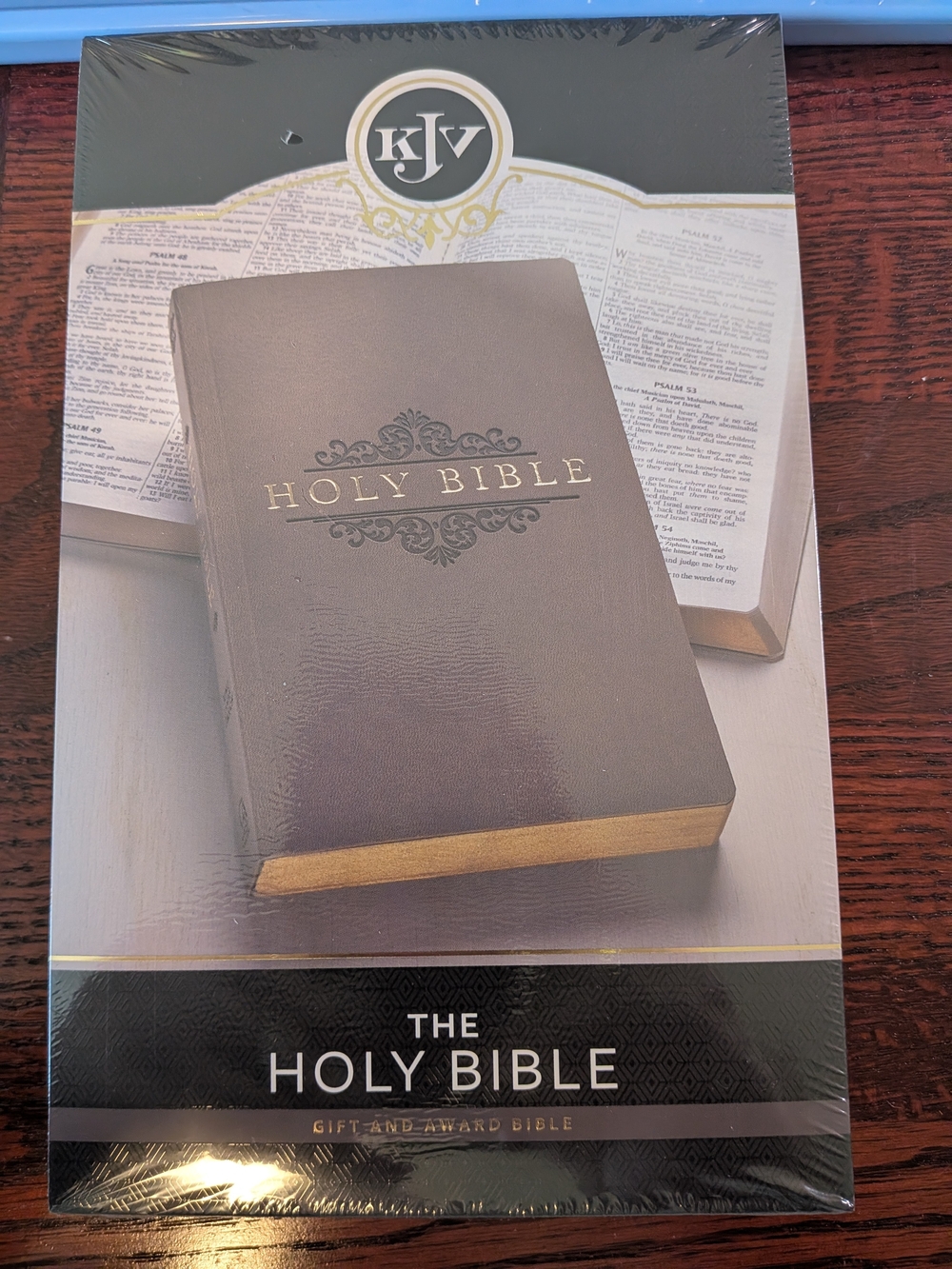 KJV Holy Bible - Brown Cover with Gold Gilded Edges